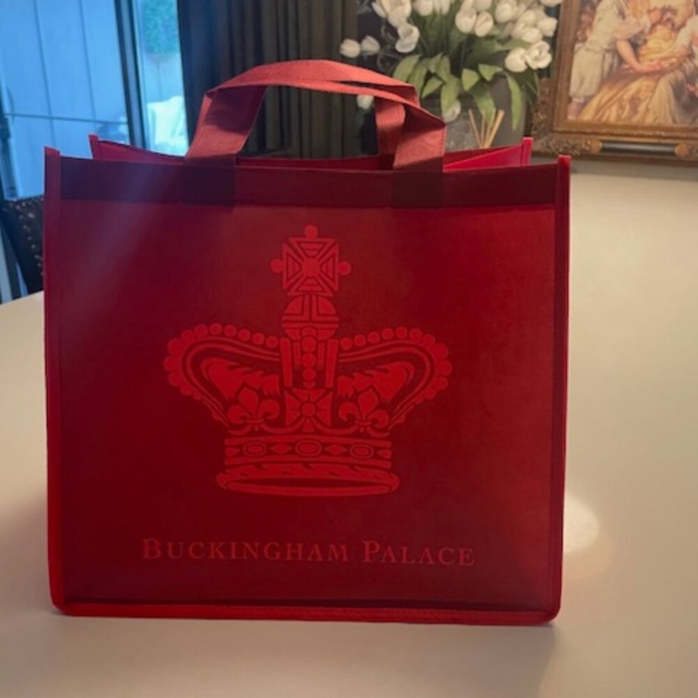 Recycled Buckingham Palace Red Tote Bag Benefits Royal Collection Trust New